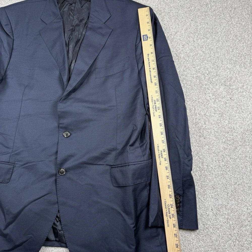 SUITSUPPLY Blazer Jacket Mens‎ 48L Blue Vitale Barberis Canonico Wool